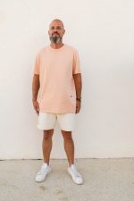 T- shirt Saint-Tropez vibes rose poudré – Image 3