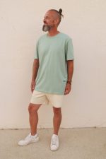T-shirt Saint tropez vibes vert menthe – Image 4