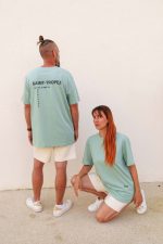 T-shirt Saint tropez vibes vert menthe – Image 5