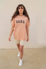 T-shirt DGRS rose poudre Unisexe